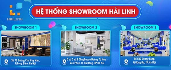 Hệ thống Showroom Hải Linh - Điểm mua sắm gạch ốp lát uy tín tại Hà Nội