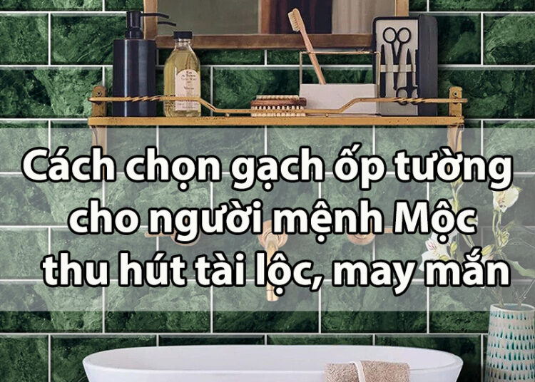 Gạch ốp tường cho người mệnh mộc